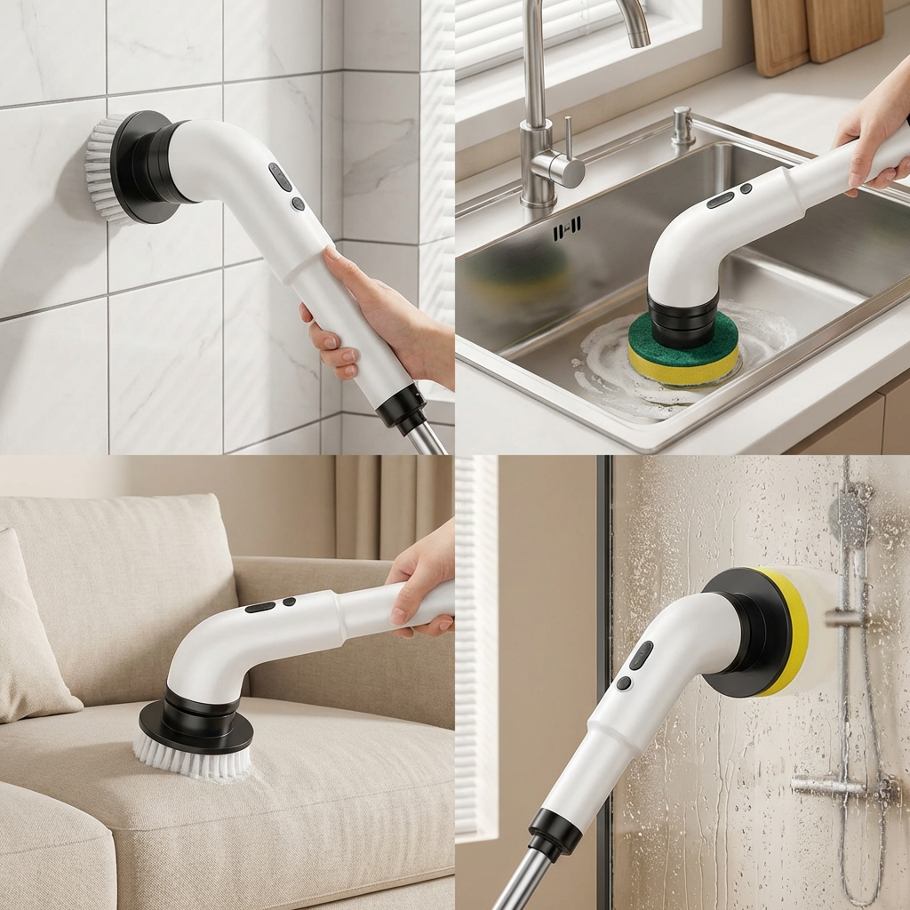 Electric Spin Scrubber – Clean Faster Without Scrubbing