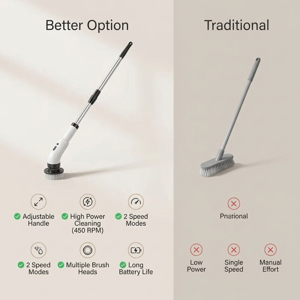 Electric Spin Scrubber – Clean Faster Without Scrubbing