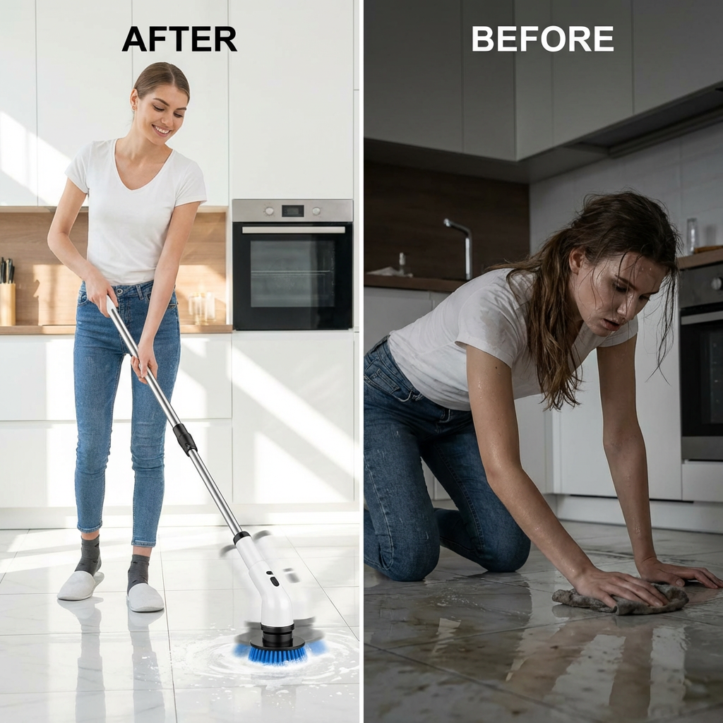 Electric Spin Scrubber – Clean Faster Without Scrubbing