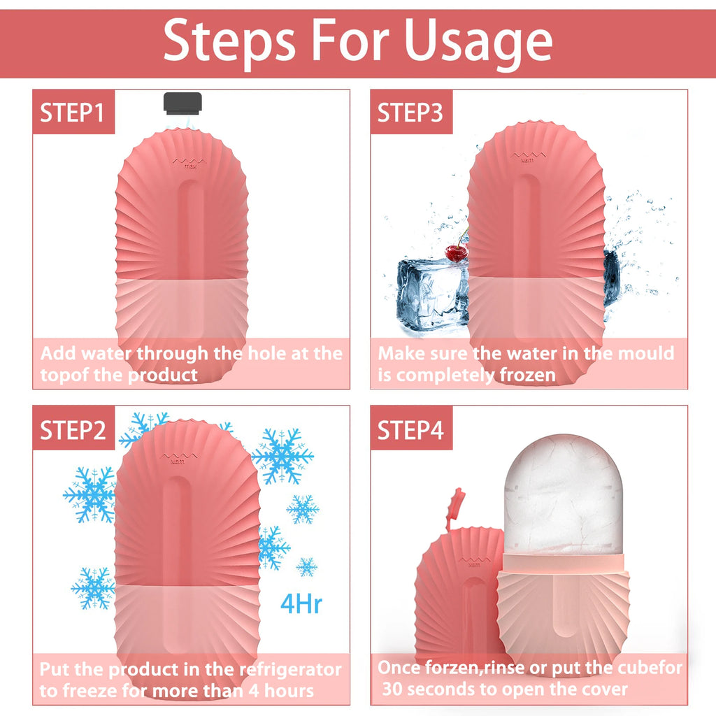 Ice Face Roller – Clear Skin, Reduce Acne & Tighten Pores in Seconds ❄️