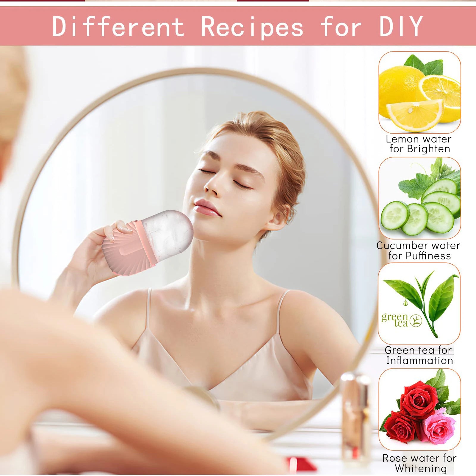 Ice Face Roller – Clear Skin, Reduce Acne & Tighten Pores in Seconds ❄️